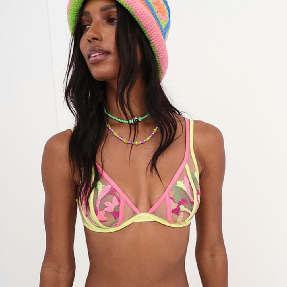 NWT For Love and Lemons 🍋 Petunia Underwire Bra - Picture 3 of 8